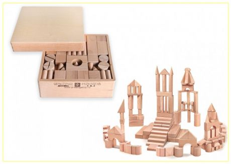 Деревянные игрушки Престиж-Игрушка Набор Конструктор 150 деталей
