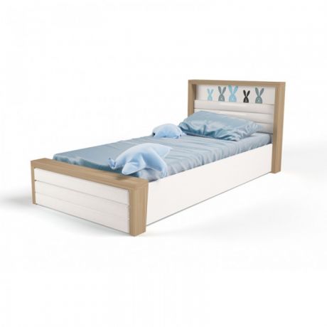 Кровати для подростков ABC-King Mix Bunny №6 c подъёмным механизмом и мягким изножьем 190x90 см