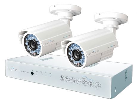 Комплект видеонаблюдения iVUE AHD 1 MPX Дача 4+2 IVUE-D5004 AHC-B2