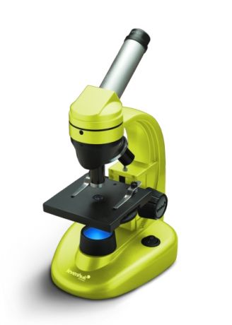 Монокулярный микроскоп Levenhuk Rainbow 50L Lime