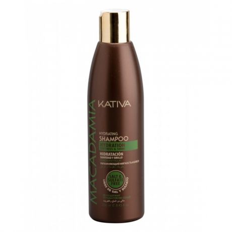 Косметика для мамы Kativa Macadamia Интенсивно увлажняющий шампунь для нормальных и поврежденных волос 250 мл