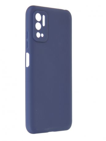 Чехол Alwio для Xiaomi Redmi Note 10T Soft Touch Silicone Dark Blue ASTXRN10TBL