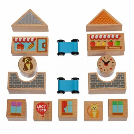 Развивающие игрушки Lucy & Leo Кубики малый набор