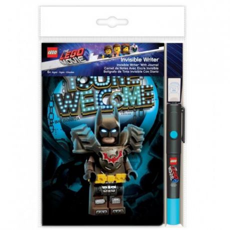 Канцелярия Lego Набор: книга для записей 96 листов, ручка, фонарик Movie 2 Batman