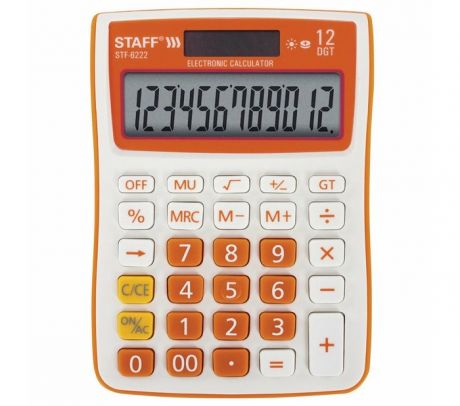 Канцелярия Staff Калькулятор настольный STF-6222