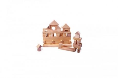 Деревянные игрушки Paremo конструктор 35 деталей неокрашенный в пакете