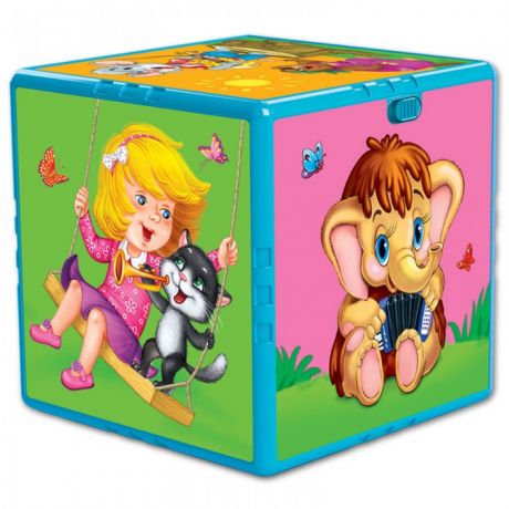 Развивающие игрушки Азбукварик Говорящий кубик Любимые мультяшки