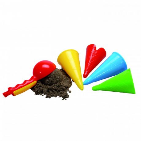 Игрушки в песочницу Gowi Набор Ложка и рожки для мороженого