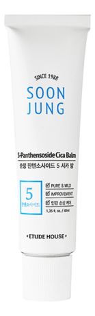 Заживляющий бальзам для лица Soon Jung 5 Panthensoside Cica Balm: Бальзам 40мл