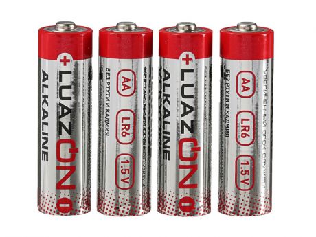 Батарейка AA - Luazon LR6 (4 штуки) 3005551
