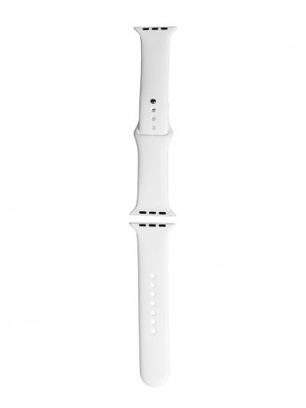 Аксессуар Ремешок mObility для APPLE Watch S3 / S4 / S5 SE / S6 42-44mm Silicone MB White УТ000027904