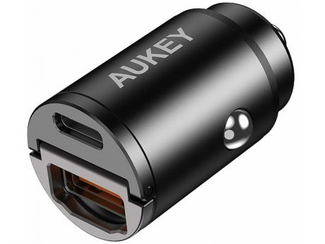 Зарядное устройство Aukey USB-C + USB 3.0 30W CC-A3