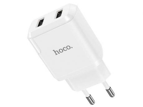 Зарядное устройство Hoco RC1 2xUSB 2.1A White