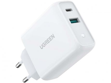 Зарядное устройство Ugreen USB-A + USB-C 36W 60468