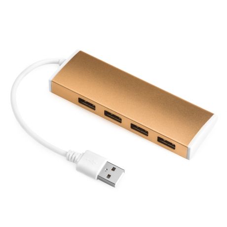 Хаб USB GCR 4 ports 0.15m Bronze GCR-UH214BR