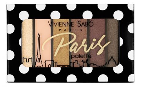 Палетка теней для век Eyeshadow Palette Mini Paris: No 02