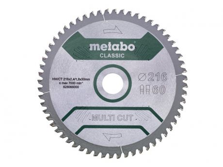 Диск Metabo Multi Cut Classic пильный 216x30mm 628066000