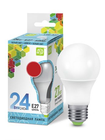 Лампочка ASD LED-A65-Standard Е27 24W 230V 4000К 2160Lm 4690612014272