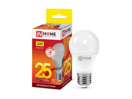 Лампочка In Home LED-A65-VC Е27 25W 230V 3000К 2250Lm 4690612024066