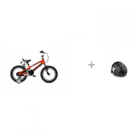 Шлемы и защита Happy Baby Шлем велосипедный Drifter и Велосипед двухколесный Royal Baby Freestyle Space №1 Alloy 14