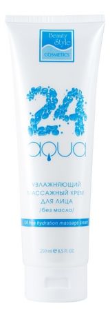 Массажный крем для лица без масла Aqua 24 Oil Free Hydration Massage Cream 250мл