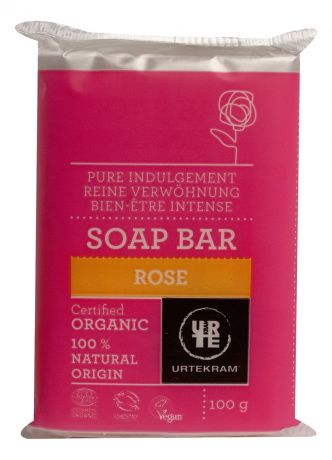 Мыло с экстрактом розы Organic Soap Bar Rose: Мыло 100г