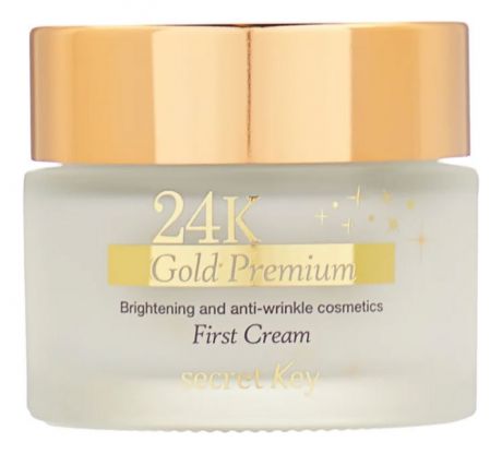 Крем для лица питательный 24K Gold Premium First Cream: Крем 50г
