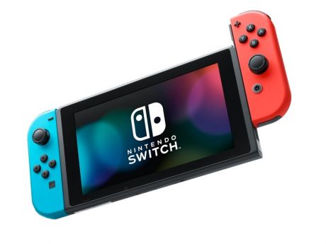 Игровая приставка Nintendo Switch Neon Red-Neon Blue HAD-001-01 Выгодный набор + серт. 200Р!!!