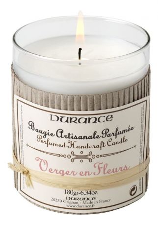 Ароматическая свеча Perfumed Handmade Candle Verger en Fleurs 180г (яблоневый сад)