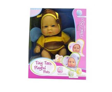 Куклы и одежда для кукол Наша Игрушка Пупс Пчелка 22 см