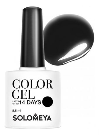 Гель-лак для ногтей Color Gel 14 Days 8,5мл: 124 Super Black