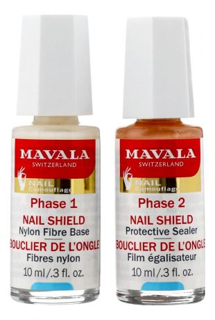 Защитное средство для ногтей Nail Shield: Средство 2*10мл