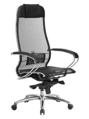 Компьютерное кресло Метта Samurai S-1.04 Black Выгодный набор + серт. 200Р!!!