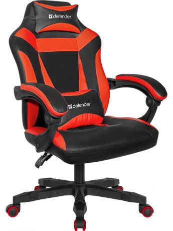 Компьютерное кресло Defender Master Black-Red 64359 Выгодный набор + серт. 200Р!!!