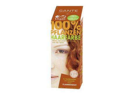 Косметика для мамы Sante Растительная краска для волос Огненно-рыжий 100 г