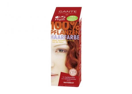 Косметика для мамы Sante Растительная краска для волос Натуральный рыжий 100 г