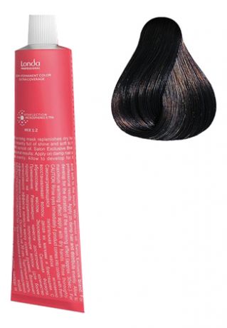 Крем-краска для интенсивного тонирования волос Extra Coverage 60мл: 5/07 Светлый шатен натурально-коричневый