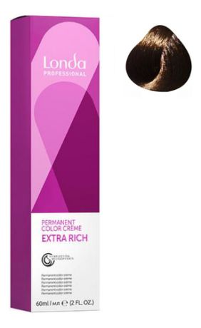 Стойкая крем-краска для волос Permanent Color Creme Extra Rich 60мл: 5/0 Светлый шатен