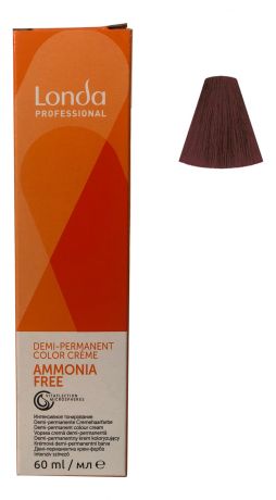 Крем-краска для интенсивного тонирования волос Ammonia Free 60мл: 5/56 Светлый шатен красно-фиолетовый Micro Reds