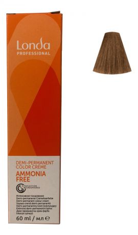Крем-краска для интенсивного тонирования волос Ammonia Free 60мл: 6/37 Темный блонд золотисто-коричневый