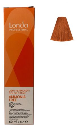 Крем-краска для интенсивного тонирования волос Ammonia Free 60мл: 7/43 Блонд медно-золотистый
