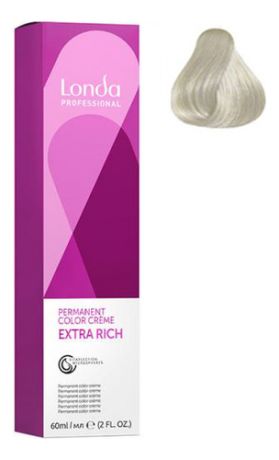 Стойкая крем-краска для волос Permanent Color Creme Extra Rich 60мл: 10/16 Яркий блонд пепельно-фиолетовый