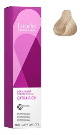 Стойкая крем-краска для волос Permanent Color Creme Extra Rich 60мл: 12/16 Специальный блонд пепельно-фиолетовый