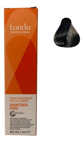 Крем-краска для интенсивного тонирования волос Ammonia Free 60мл: 5/0 Светлый шатен