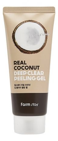 Пилинг-гель для лица с экстрактом кокоса Real Coconut Deep Clear Peeling Gel 100мл