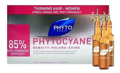 Средство против выпадения волос Phytocyane Density-Volume-Shine 12*7,5мл