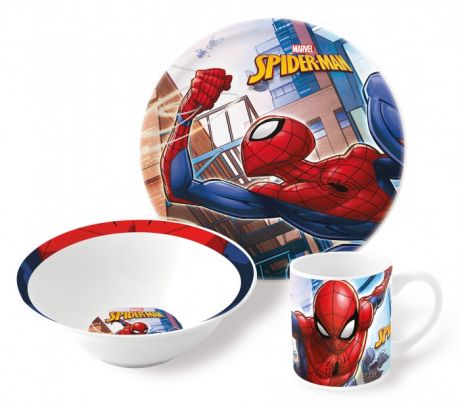 Посуда Stor Набор посуды керамической Человек-паук Улицы (3 предмета)