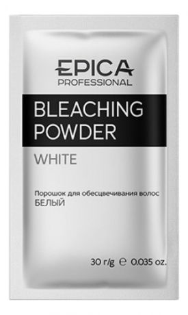 Порошок для обесцвечивания волос Bleaching Powder White: Порошок 30г