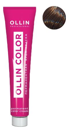 Перманентная крем-краска для волос с экстрактом подсолнечника и шелка Ollin Color 100мл: 6/1 Темно-русый пепельный