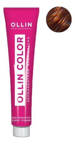 Перманентная крем-краска для волос с экстрактом подсолнечника и шелка Ollin Color 100мл: 7/43 Русый медно-золотистый